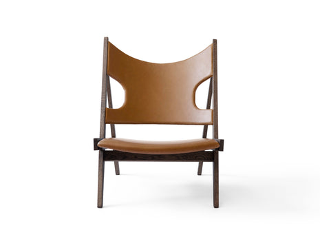 Knitting Chair - Upholstered by Menu - Dark Stained Oak Base / Dakar Leather 0250