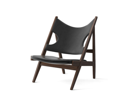 Knitting Chair - Upholstered by Menu - Dark Stained Oak Base / Dakar Leather 0842
