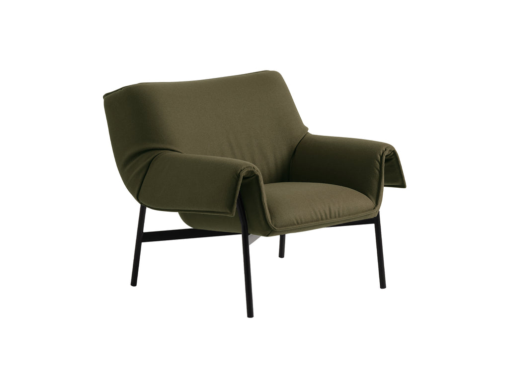 Wrap Lounge Chair by Muuto - Divina 984 / Black Base