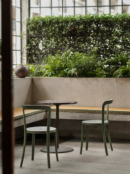 On & On Chair - Recycled Plastic Seat by Emeco / Green