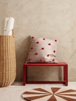 Poppy Red Little Architect Bench by Ferm Living