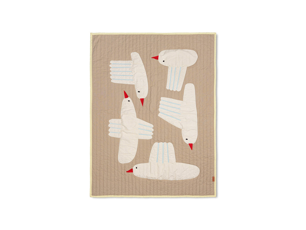 Bird Quilted Blanket by Ferm Living