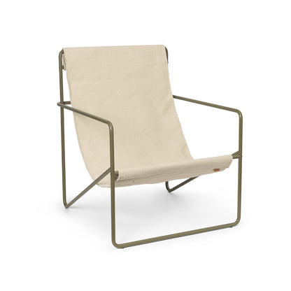 Desert Chair by Ferm Living - Cloud / Olive Frame