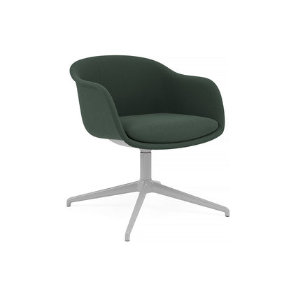 Fiber Conference Armchair with Swivel Base without Return by Muuto -  twill weave 990
