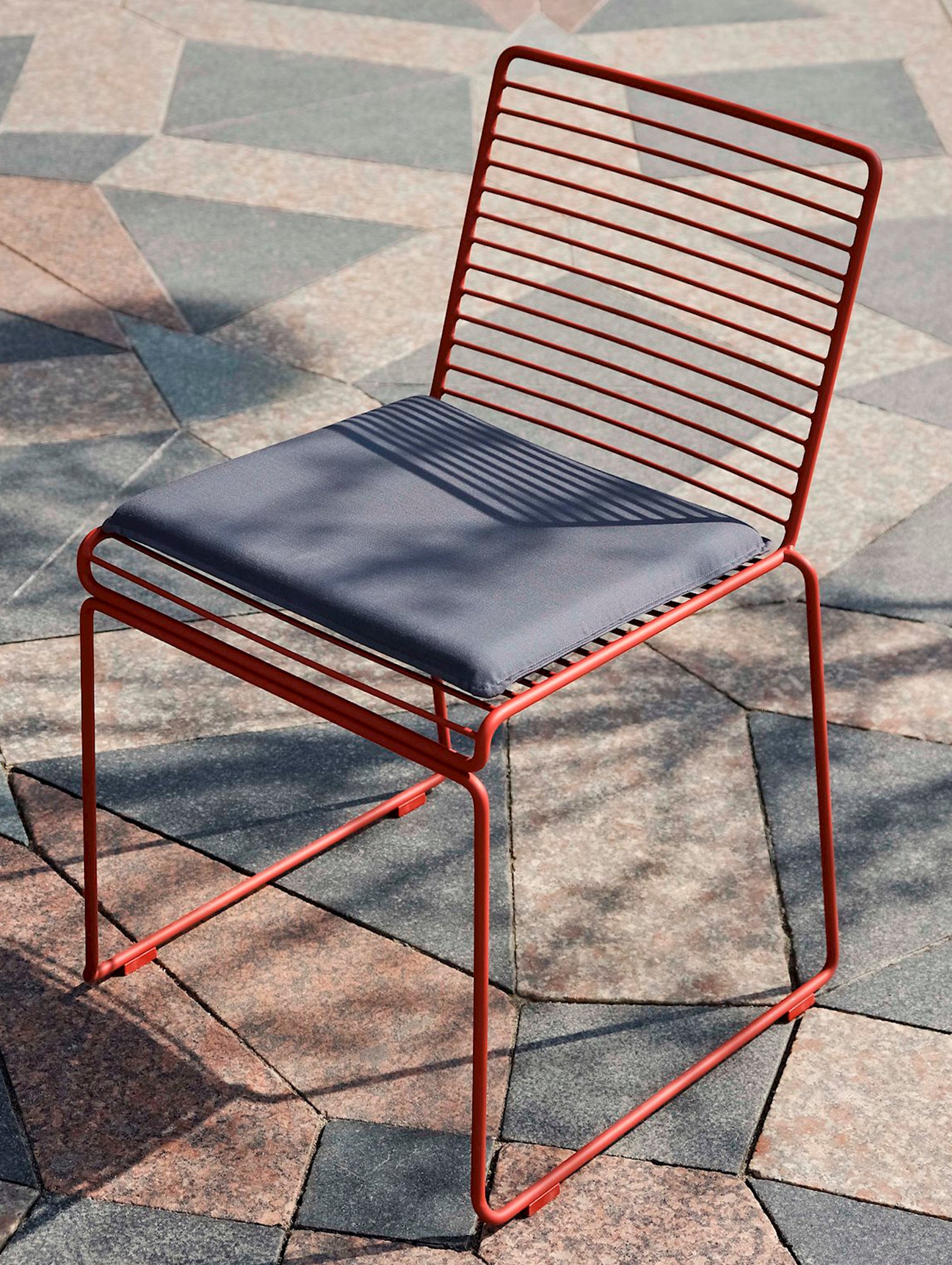 Hee Dining Chair Seat Cushion by HAY - Anthracite Olefin