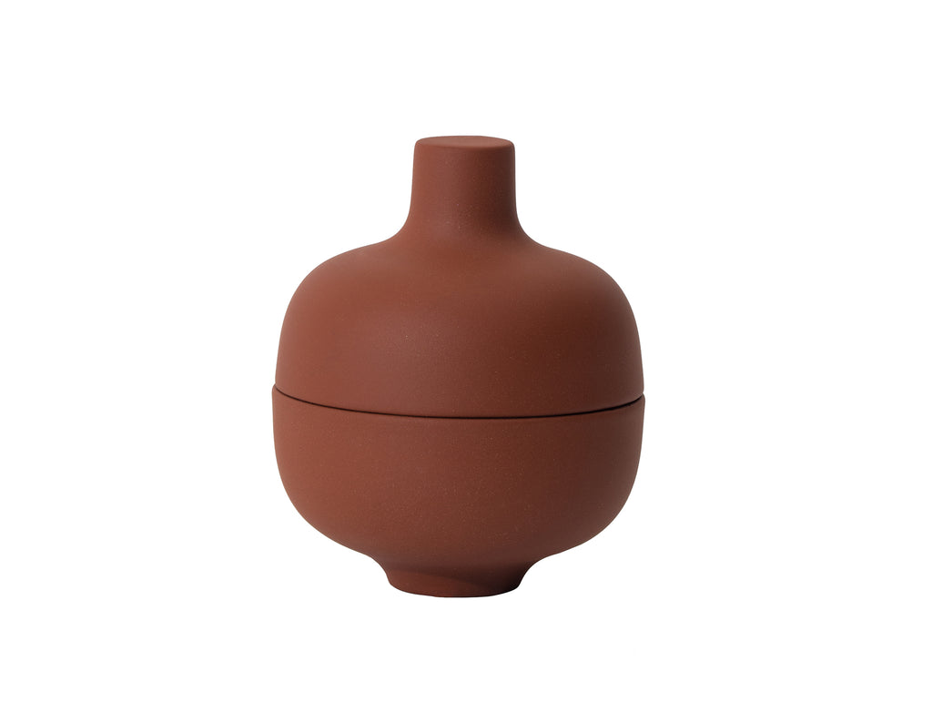 Small Bowl with Lid / Sand Secrets Collection / Red Clay by Design House Stockholm