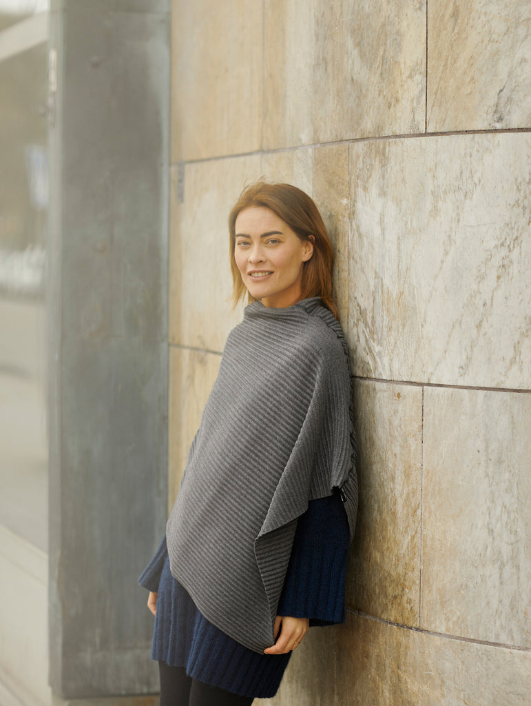 Pleece Short Poncho by Design House Stockholm