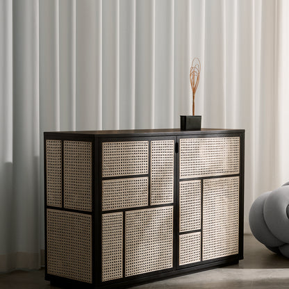 Air Sideboard Tall by Design House Stockholm - Black