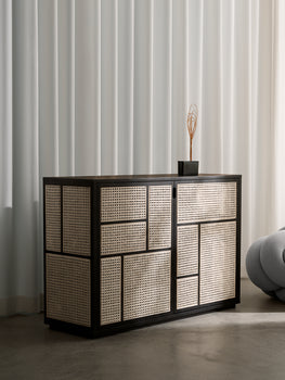 Air Sideboard Tall by Design House Stockholm - Black