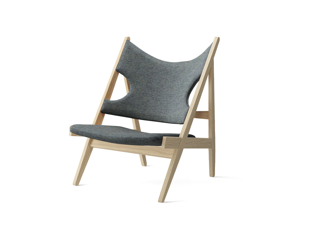 Knitting Chair - Upholstered by Menu - Natural Oak Base / Safire 012