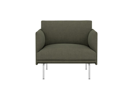 Outline Studio Chair by Muuto - Aluminium Base / Fiord 961