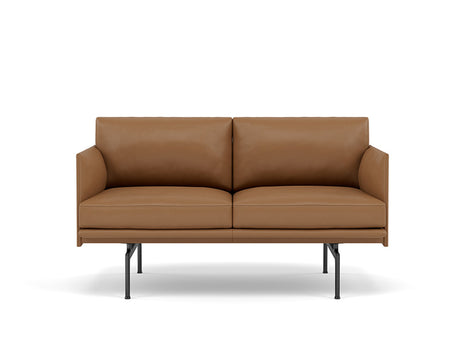 Outline Studio Sofa by Muuto / cognac leather 