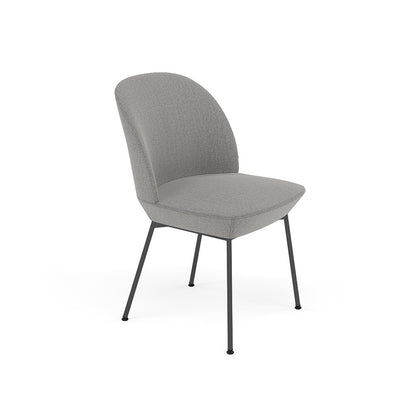 Oslo Side Chair by Muuto - Re wool 128 / Black Steel Base