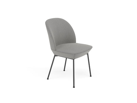 Oslo Side Chair by Muuto - Re wool 128 / Black Steel Base