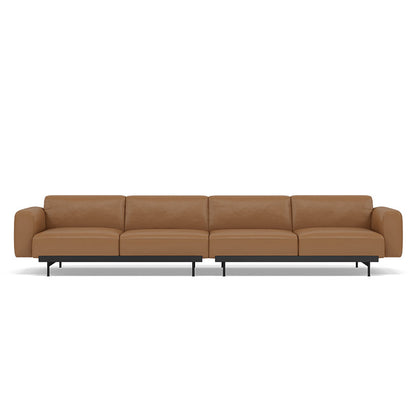 In Situ 4-Seater Modular Sofa by Muuto - Configuration 1 / Refine Leather Cognac