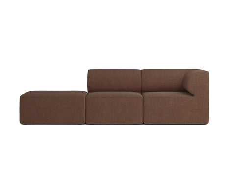 Eave 3-Seater Modular Sofa 86 with Pouf by Menu - Right Armrest (Sitting Left) / boucle 21