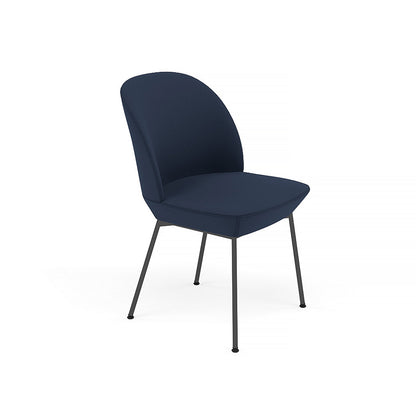 Oslo Side Chair by Muuto - Steelcut 775 / Black Steel Base